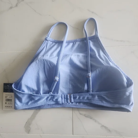 🆕️ Sandflower NWT Blue XL Bikini Top - Picture 6 of 8